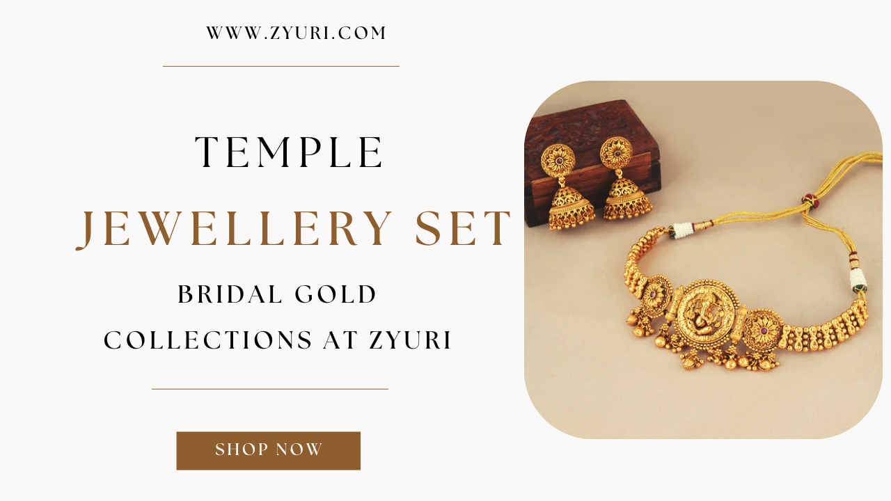 Temple Jewellery Set – Bridal Gold Collections at Zyuri