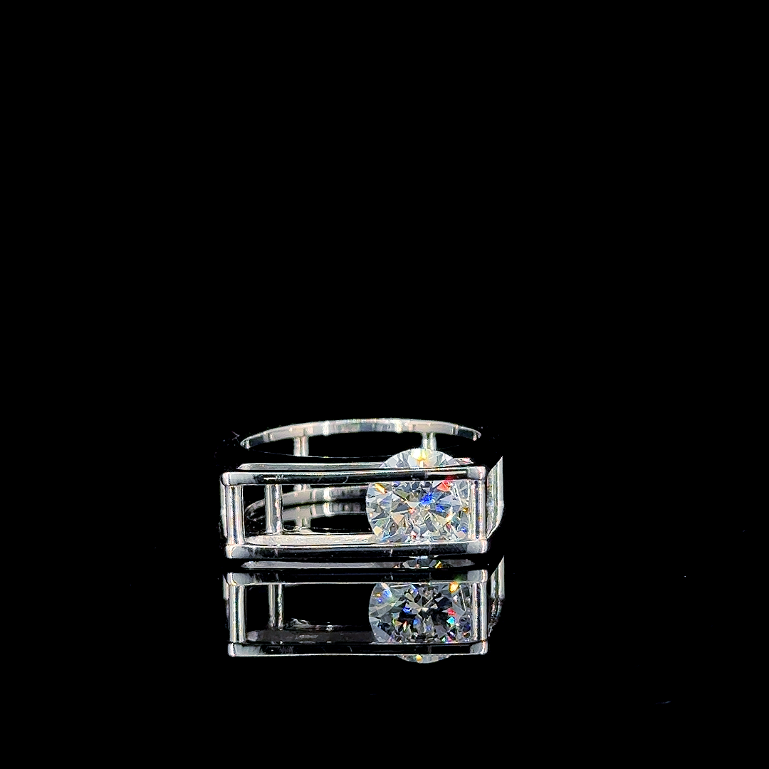 PrismVault Solitaire Diamond Ring - zyuristore