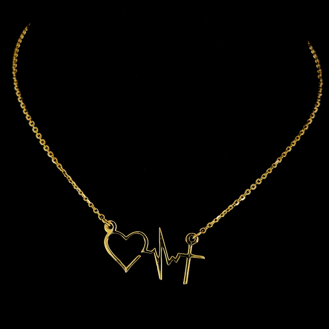 Heartbeat of Faith Pendant Necklace