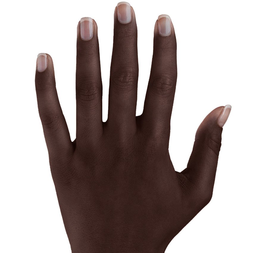 Darker skin hand