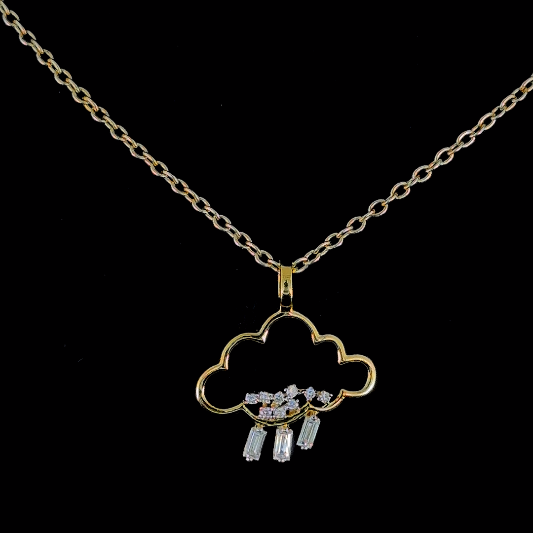 Cloud Pendant Necklace
