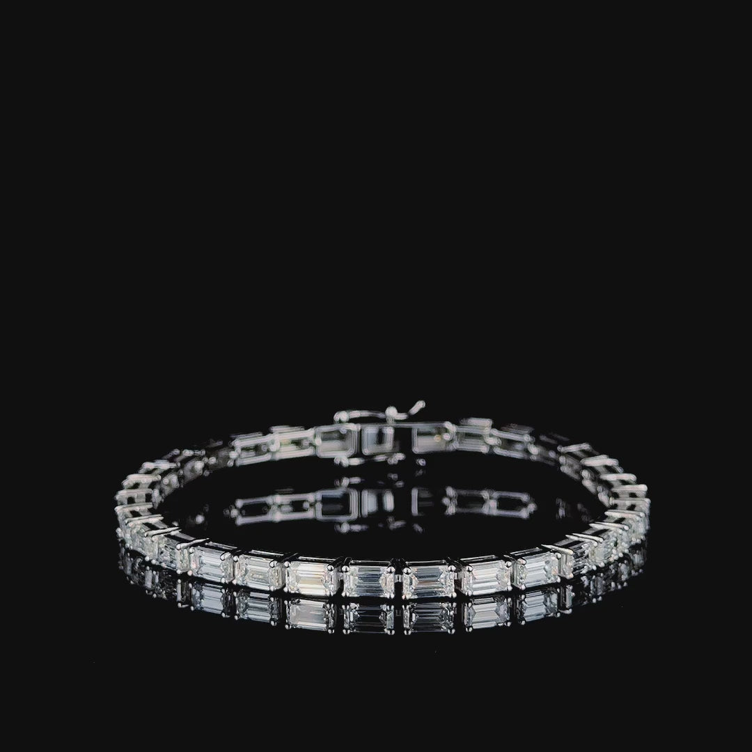 Emerald Luxe Diamond Tennis Bracelet