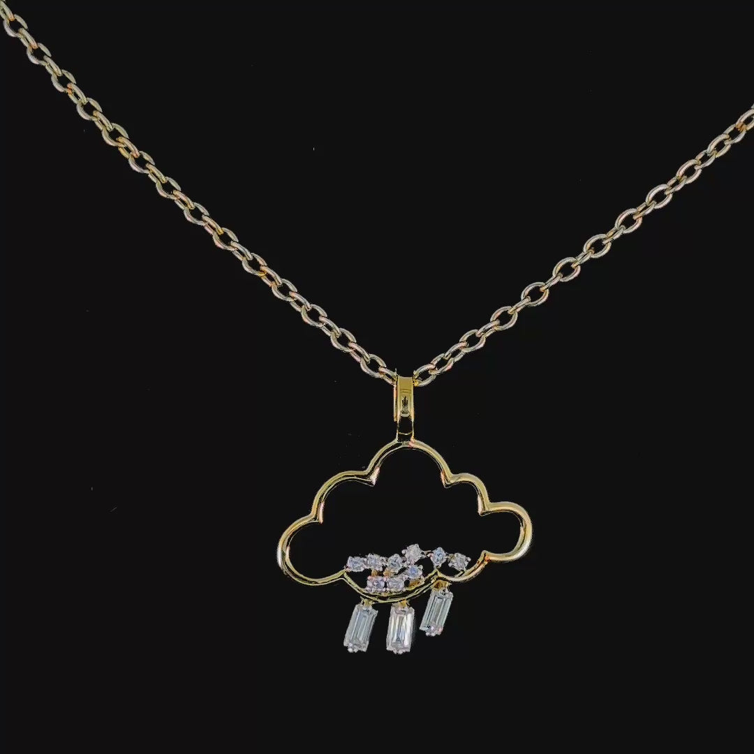 Cloud Pendant Necklace