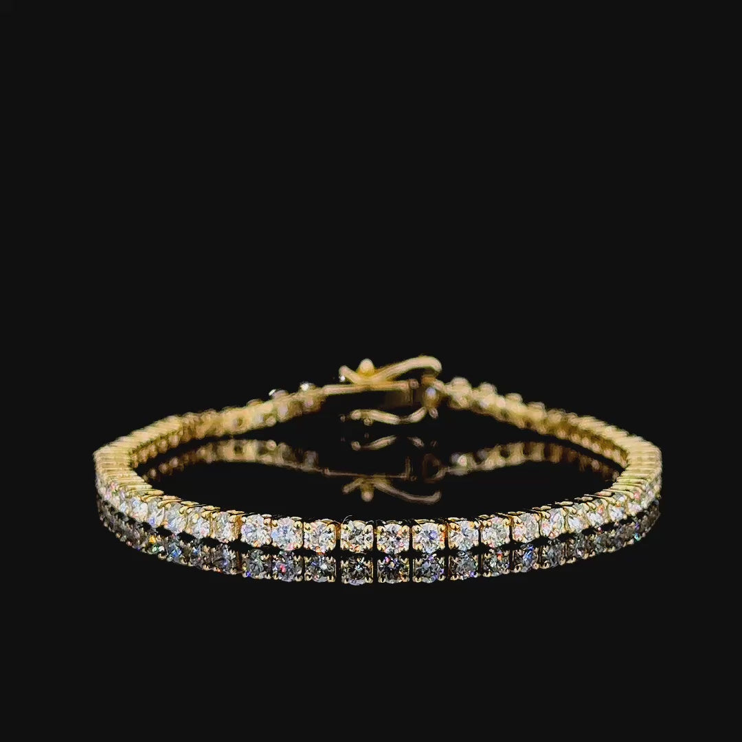 Eterna Solitaire Diamond Tennis Bracelet
