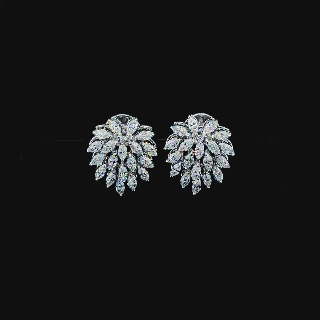 Celestia Bloom Diamond Earrings